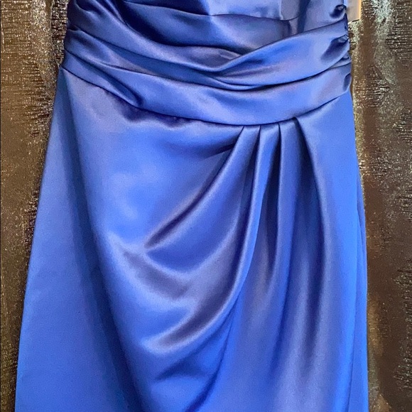 Blue Cocktail Dress - Picture 3 of 6